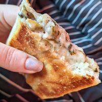 Vegan spinach and cheese at Tammy's Borek in Preston