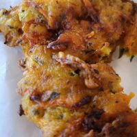 Zucchini and Carrot Fritter at Tammy's Borek in Preston