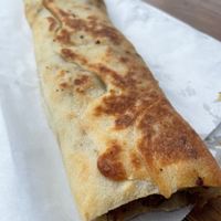 Lamb spinach borek  at Tammy's Borek in Preston