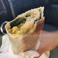 Tofu scramble wrap at KD's Vegan Takeaway in Townsville