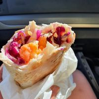 Buffalo cauliflower wrap at KD's Vegan Takeaway in Townsville