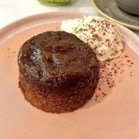 Toffee pudding at Vertigo in Salford