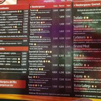 Menu at Burguer Country in Zamora
