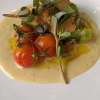 Main course at L'Arpège in Colmar