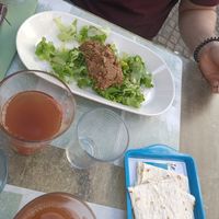 (Entrée) Pâté végétal pleurotes, noix, lentilles at Le Jardin de Suzan in Cahors