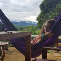 The rooftop hammock at Gypsy Soul in Pai