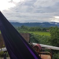 My view from the hammock at Gypsy Soul in Pai