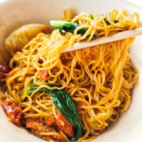 Wan ton noodles at Quan Xin 泉心 - Aljunied in Central Singapore
