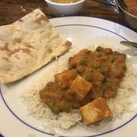Tofu Pattani Theeyal with Roti  at Karavalli in Saratoga Springs