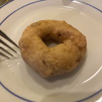 The lentil donut ❤️  at Karavalli in Saratoga Springs