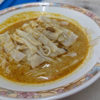 Curry 朱肠粉. Local dish at Ninety-Six Vegetarian Food in Ipoh