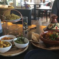 Roti and I think a tajine  at Osorio World's Kitchen in Ameland