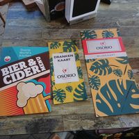 Beverages at Osorio World's Kitchen in Ameland