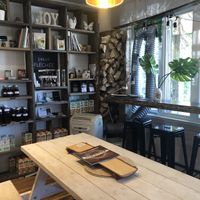 Inside at Vege & Joy in Saint-sauveur