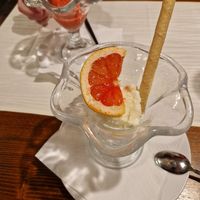 Selbst gemachtes Fruchtsorbet at Boltenmühle in Neuruppin