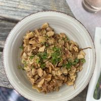 Krautfleckerl  at Heuriger Steinschaden in Langenlois