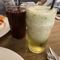 Such good juices  at Cafe O'Flanagans in Koege