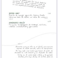 Menu 2 at Voltereta in Valencia