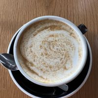 Soy flat white  at Heritage Coffee in Dunedin