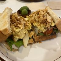 The egg sandwich (delicious)   at LoveUrth 러브얼스 in Busan