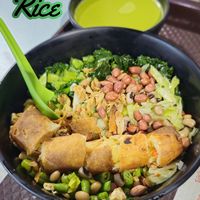 Thunder tea rice at The Thunder Tea Story 擂茶物语 in Central Singapore