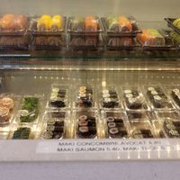 Prepared sushi at Wasabi Sushi Bento Bar in Geneva