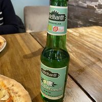 Elderflower drink. Yummy!  at Pizza Hytten in Aalborg