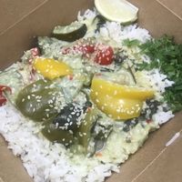 Veggie curry (delivered) at Nomad - Avion - Maybe closed in Bratislava