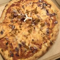 Pizza Salsiccia  at Pizzeria Primavera in Bratislava