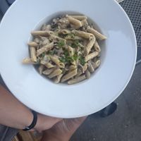 tahini pasta  at Pizzeria Primavera in Bratislava