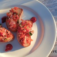 Bruschetta at Carnarvon Hotel in Carnarvon