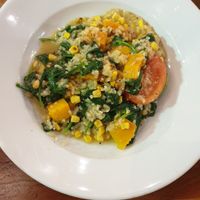 Risotto at Carnarvon Hotel in Carnarvon