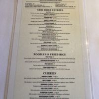 Lunch Menu  at Zabb Thai Cuisine Newport Beach in Newport Beach