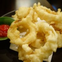Onion rings! at Meu Nota in Tokyo