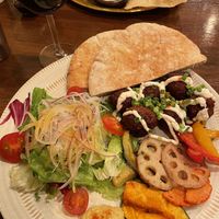 Falafel plate   at Meu Nota in Tokyo