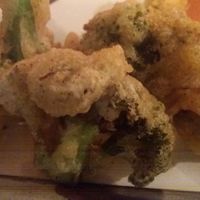 Broccoli tempura at Meu Nota in Tokyo