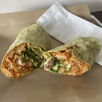 Buffalo Shicken wrap  at La Chia Vegana  in Lake Worth