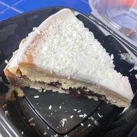 Guava and coconut cake at La Chia Vegana  in Lake Worth