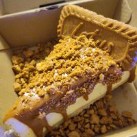 Biscoff cheesecake at Seitan Hustle in Fleetwood