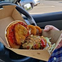 Original Hustle burger at Seitan Hustle in Fleetwood
