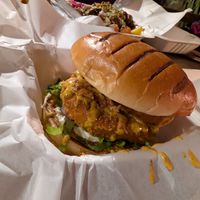 OG Crispy Hustler burger at Seitan Hustle in Fleetwood