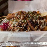 Meatless meat feast! I've never eaten meat but the fakes are so good, especially the doner! at Seitan Hustle in Fleetwood