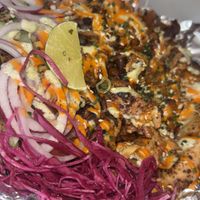 Special mixed kebab   at Seitan Hustle in Fleetwood