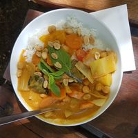 Vegan Curry at Happy Street Kitchen in Wurzburg