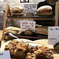 Pasties and ciabatta at Banilla Bakery at Podda and Wren in Kendal