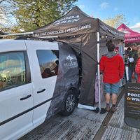 At Kendal Mountain Festival at Banilla Bakery at Podda and Wren in Kendal