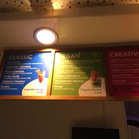 vegan menu, August 2020 at Icezeit in Salzburg