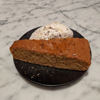 Delicious dessert at BAIA in San Francisco