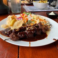 Vegan Sateh at Grand Cafe de Kromme in Amersfoort