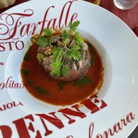Filled tomato with season goods and some grains    at Au Vieux Gassin in Gassin